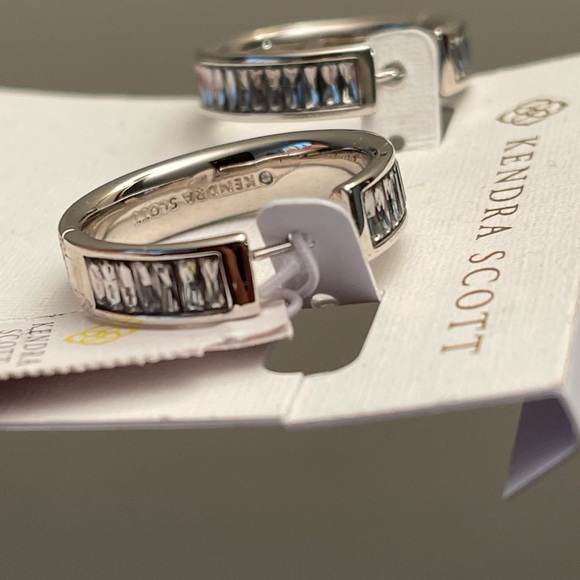 NWT Kendra Scott Jack Gold Hoop Earrings - Picture 10 of 13